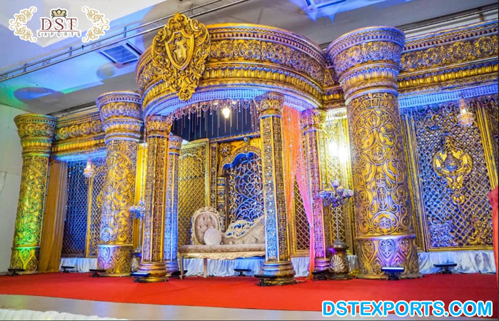 Luxury Indian Fusion Wedding Stage Decor