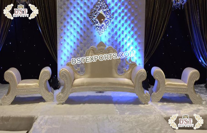 Royal Design Wedding White Sofa Chairs