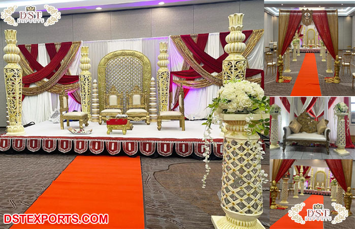 Wedding Open Concept Traditional Mandap