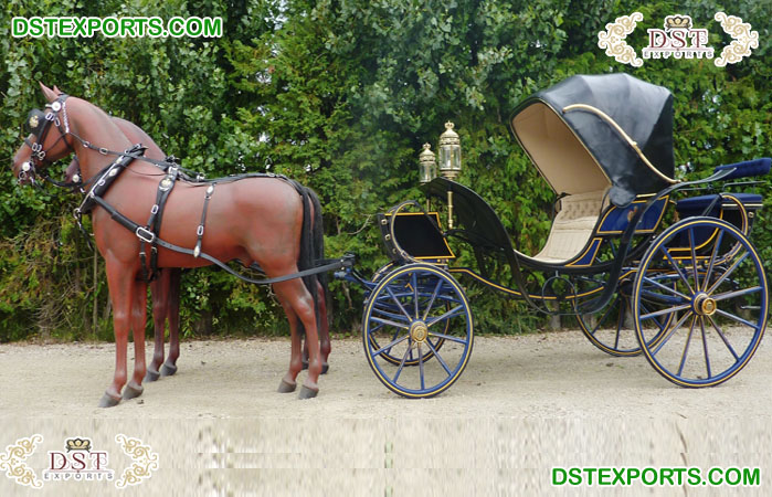 Stunning Two Seater Barouche Horse Carriage