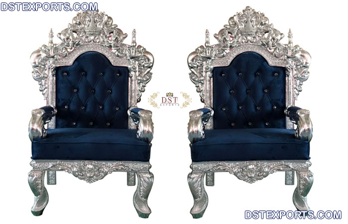 Silver Wedding Throne Chairs for Sale
