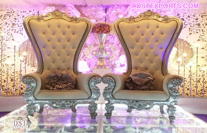 Silver Wedding Throne for Bride Groom