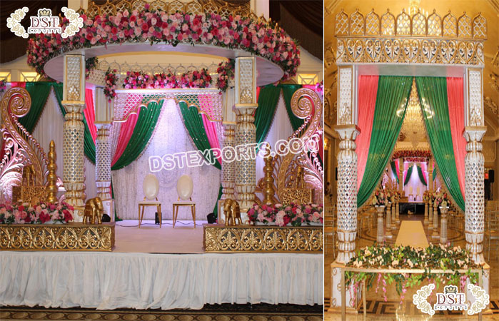 Dreamy Hindu Ceremony Indian Wedding Mandap