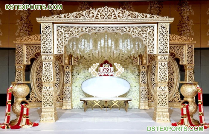 Dazzling Wedding Ceremony Jodha Akbar Mandap