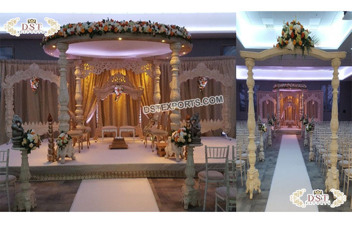 Royal Regency Mandap for Indian Wedding