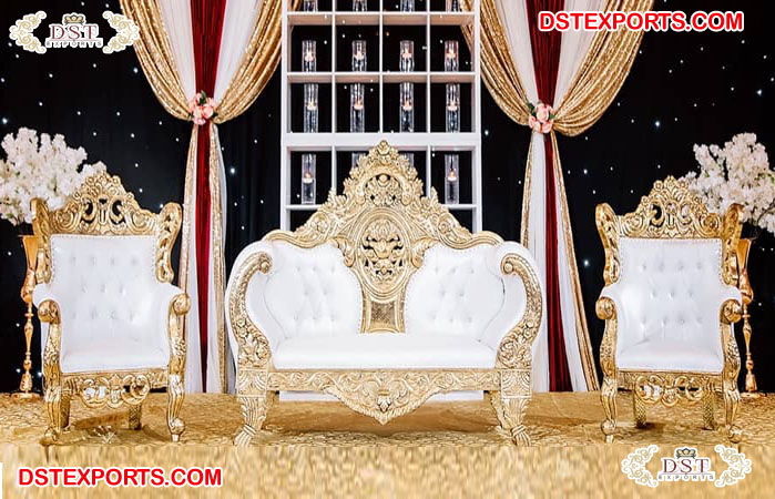 Wedding Sweetheart Sofa Chairs for Bride Groom