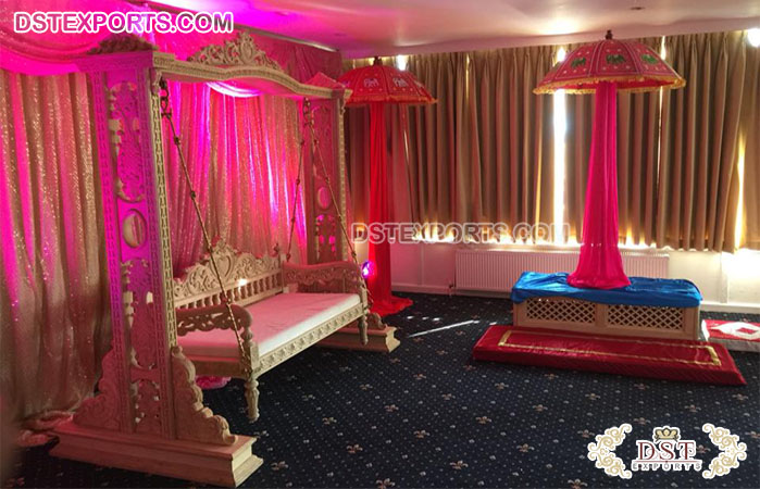 Mehndi Sangeet Event Decor Swing Seat