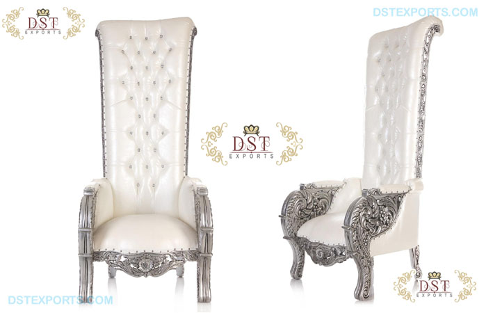 French Style Tall Throne Wedding Chairs