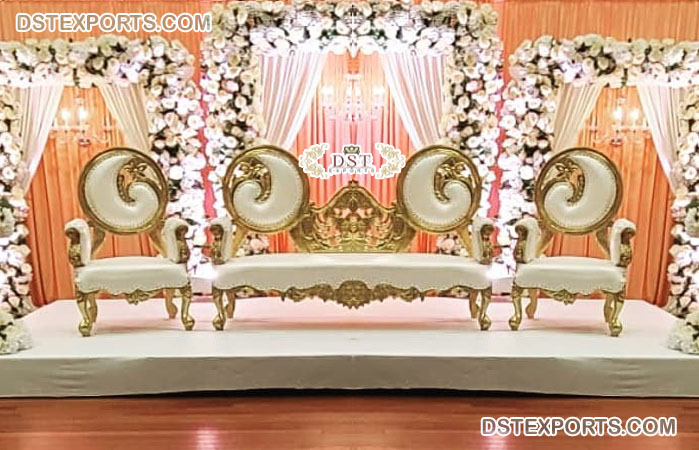 Classy Bride Groom Seating Wedding Sofa Set