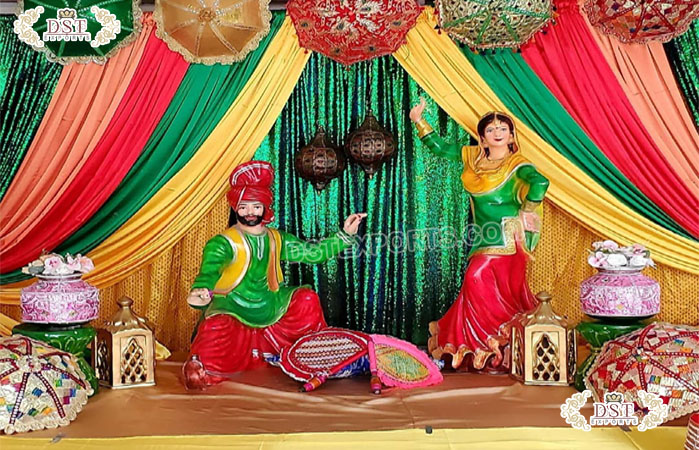 Buy Punjabi Bhangra Traditional Statues