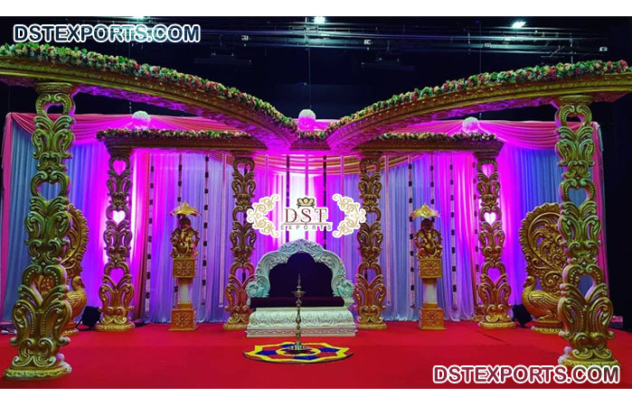 Gorgeous Hindu Wedding Butterfly Style Mandap