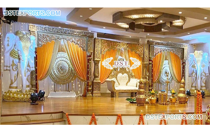 Tamil Wedding Decor Traditional Open Stage