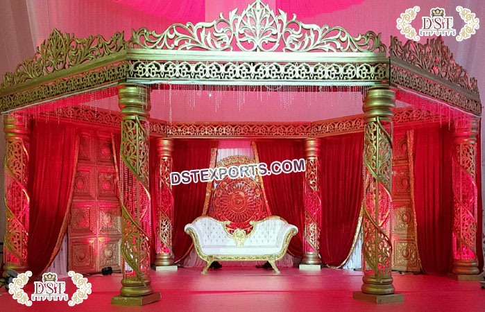 New Design Wedding Crown Crystal Mandap