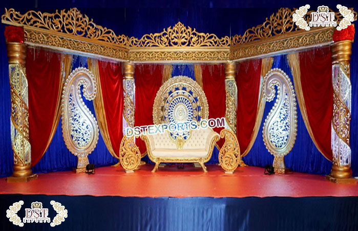 Indian Wedding Open Style Crown Stage