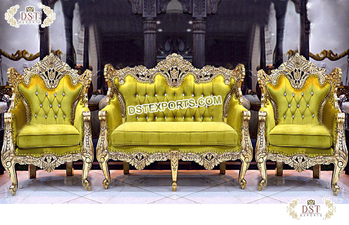 Regal Style Wedding Stage Sofa Chairs