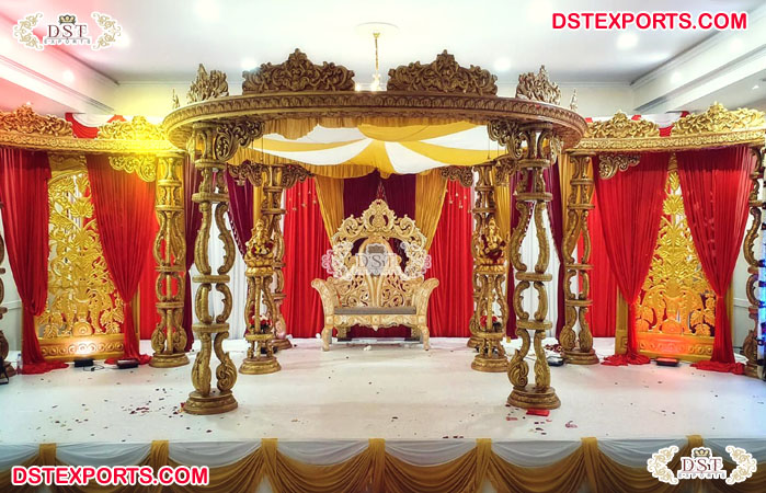 Indian Wedding Mandap for Hindu Ceremony