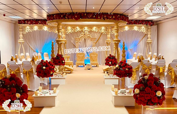 PrettiestIndoor Wedding Mandap Decoration UK