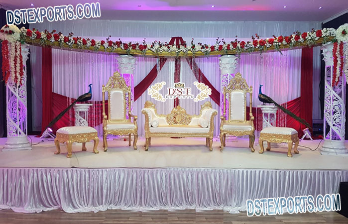 Luxury Asian Wedding Stage Furniture Set