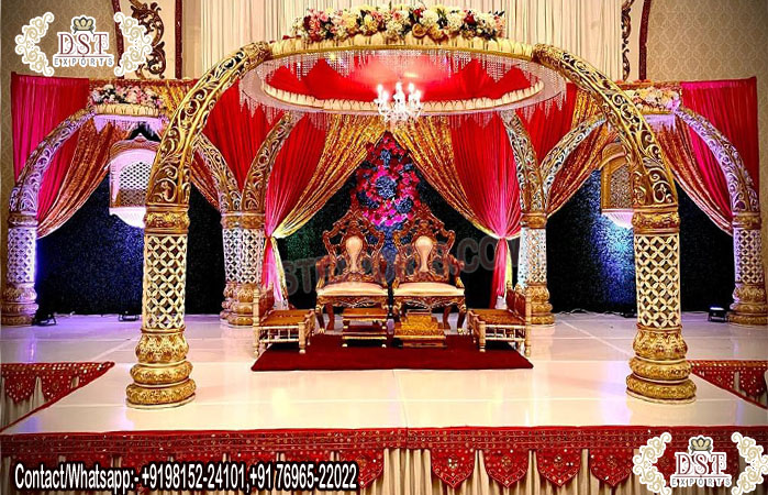 Indian Wedding Chuppah Decor Elephant Mandap