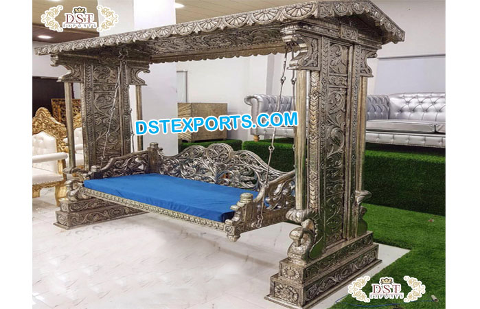 Buy Traditional Maharaja Silver Swing Jhoola