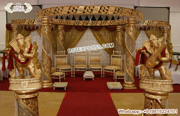 Special Indian Wedding Ceremony Crystal Mandap