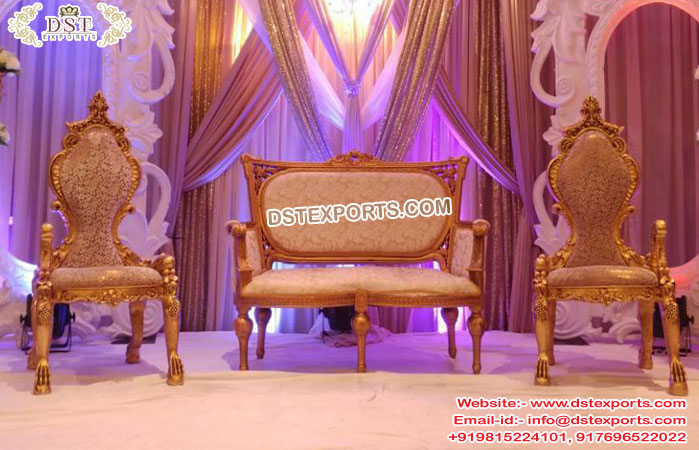 Deluxe Wedding Reception Stage Sofa Set
