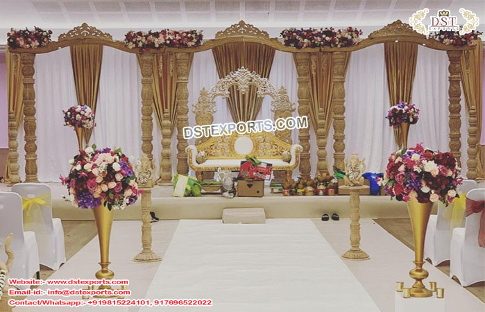 Indian Wedding Maharaja Open Stage Mandap