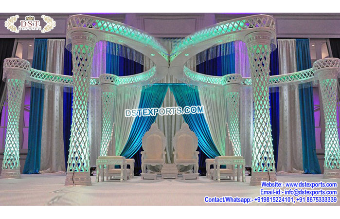 Butterfly Design Dazzling Wedding Mandap