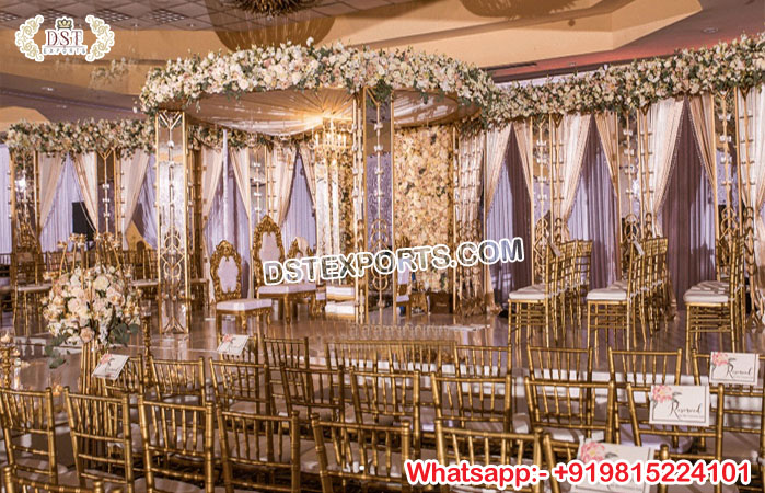 Splendid Mirror Mandap for Indian Wedding