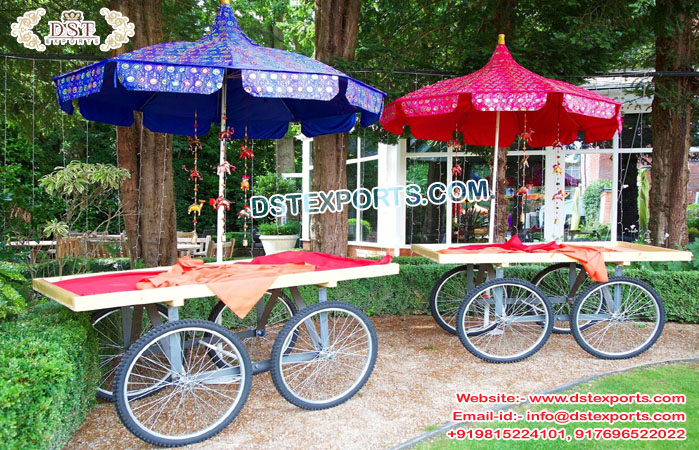 Indian Wedding Rehri Style Food Station