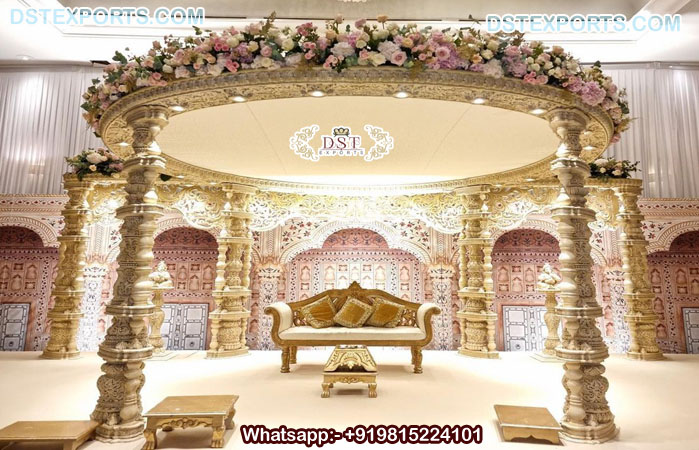 Indian Wedding Ceremony Vedika Mandap Decor