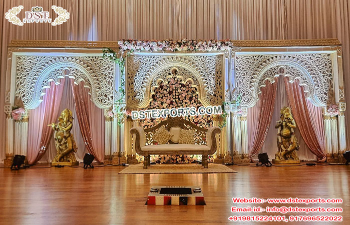 Amazing South Indian Wedding Stage Decoration
