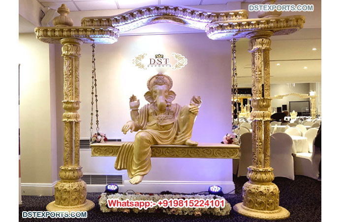 Buy Indian Wedding Wooden Maharaja Swing
