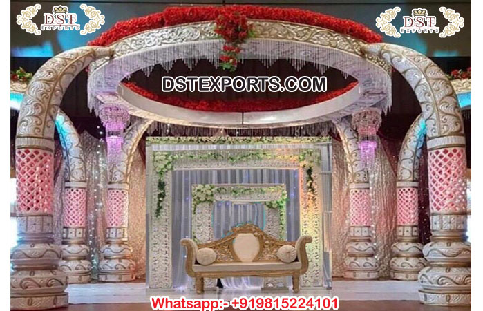 Elephant Tusk Pillars Wedding Mandap Malaysia