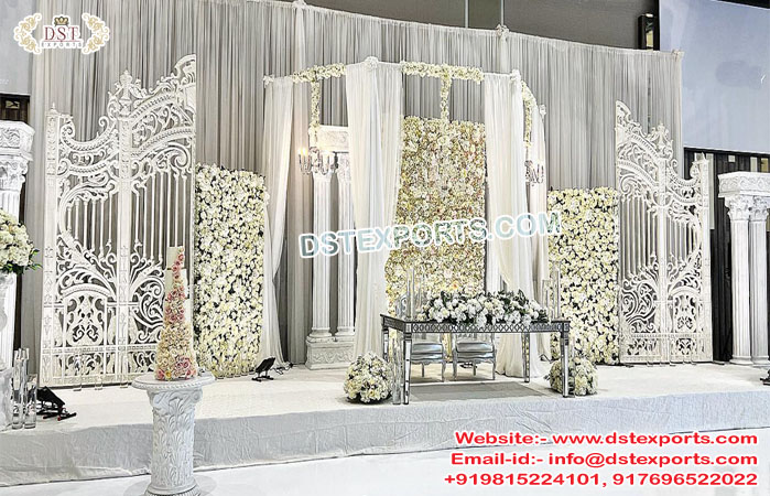 Dream Wedding Event White Stage Decor