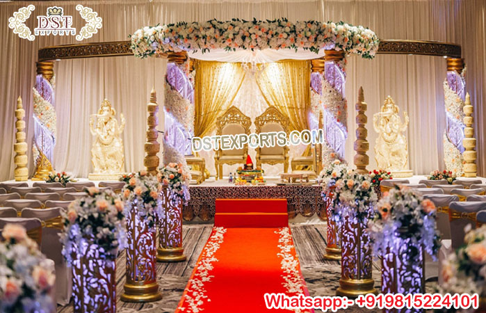 Maharani Wedding Royal Crystal Mandap USA