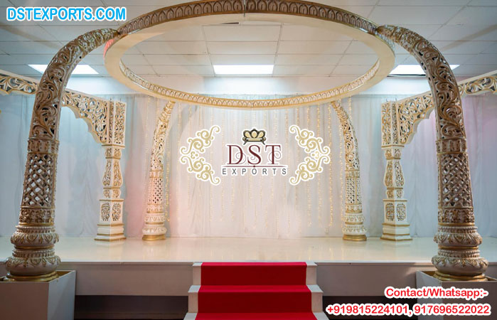 Elegant Wedding FRP Mandap in Seattle