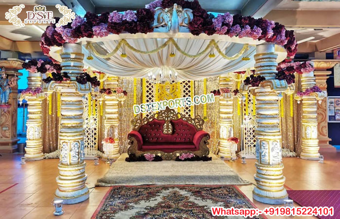 Traditional Malay Wedding Fiber Mandap Set