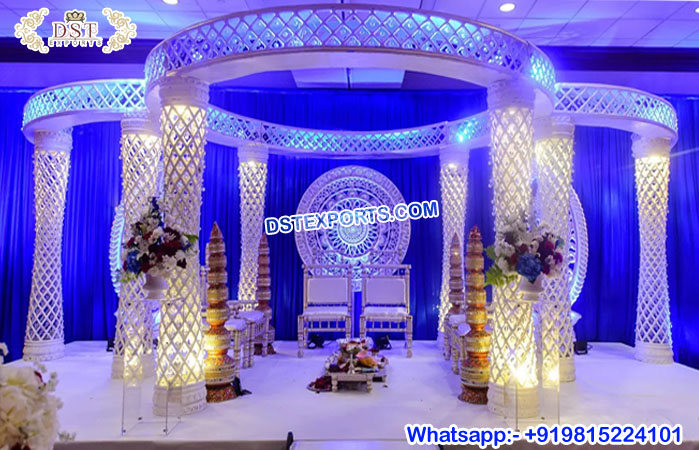 Luxury Wedding Ceremony Crystal Palazzo Mandap