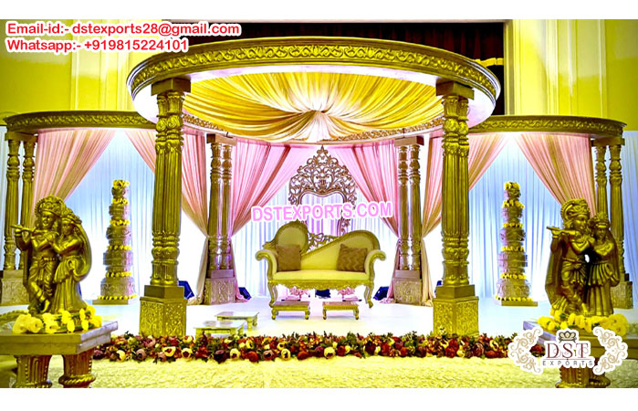 Grand North Indian Wedding Mandap Decoration