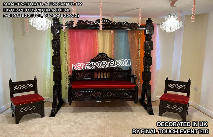 Muslim Indian Wedding Swing Set Decoration