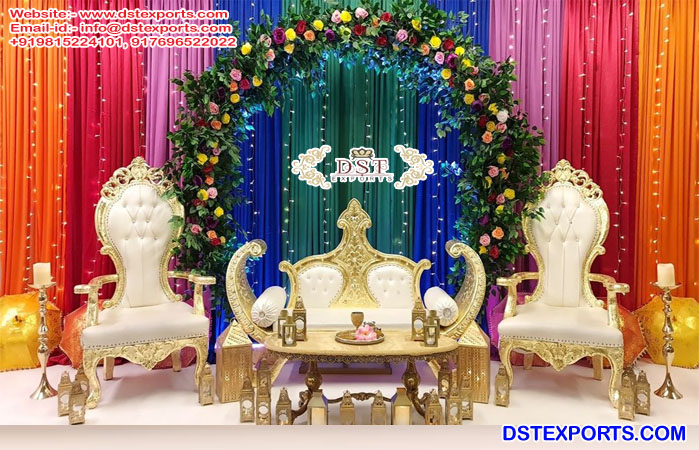 Classic Wedding Couple Royal Sofa Set