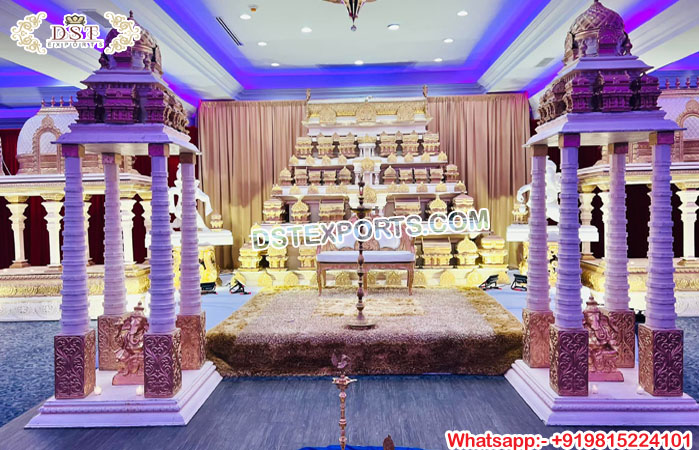 Grand Manavarai Mandap for Sri Lankan Weddings