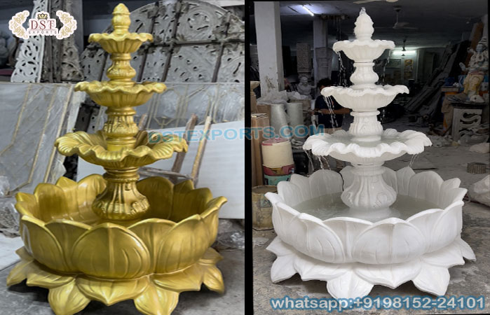 FRP Water Fountain For Wedding Decoration