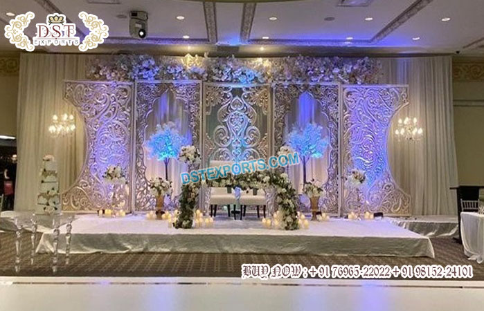 Princess Wedding Reception Backdrop Frames