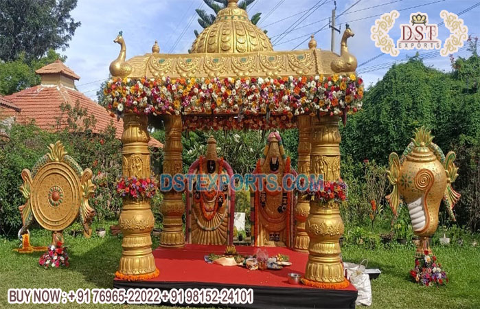 South Indian Padmavati Style Wedding Mandap