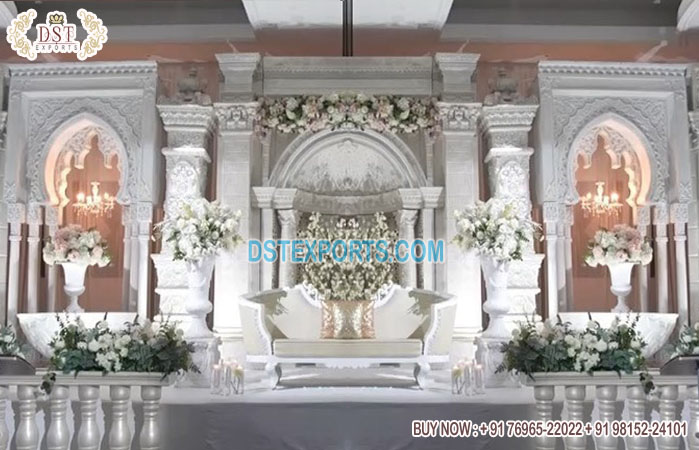 Trending Magnificent Wedding Reception Stage Setup