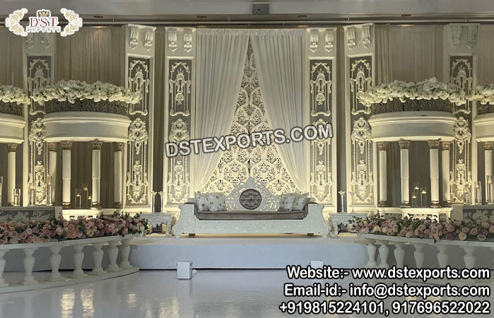 Grand Villa Style Stage Wedding Decor