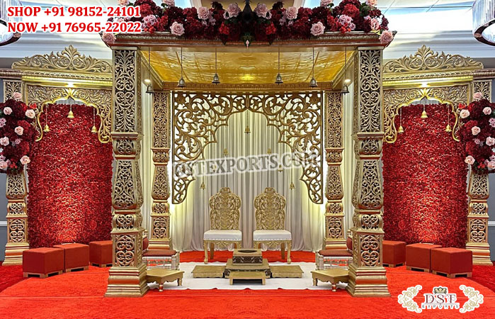 Royal Bollywood Theme Wedding Maharaja Mandap