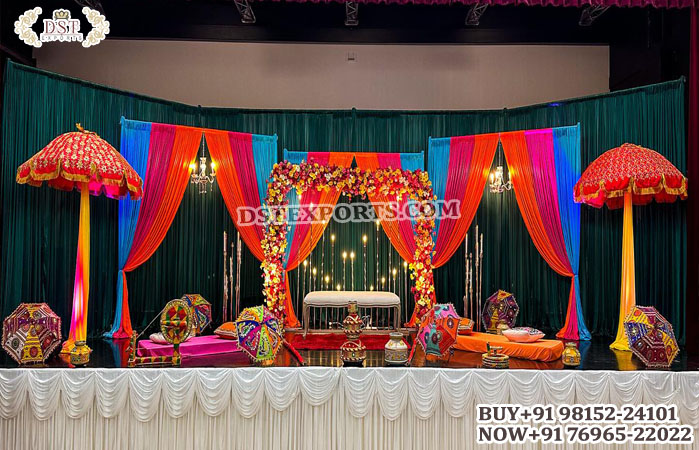 Classic Mehendi & Sangeet Function Decoration